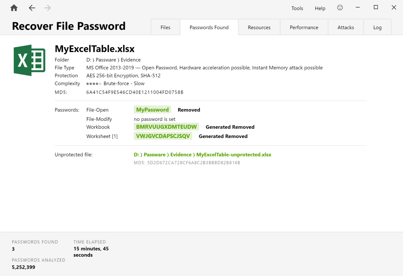 Passware Excel Key