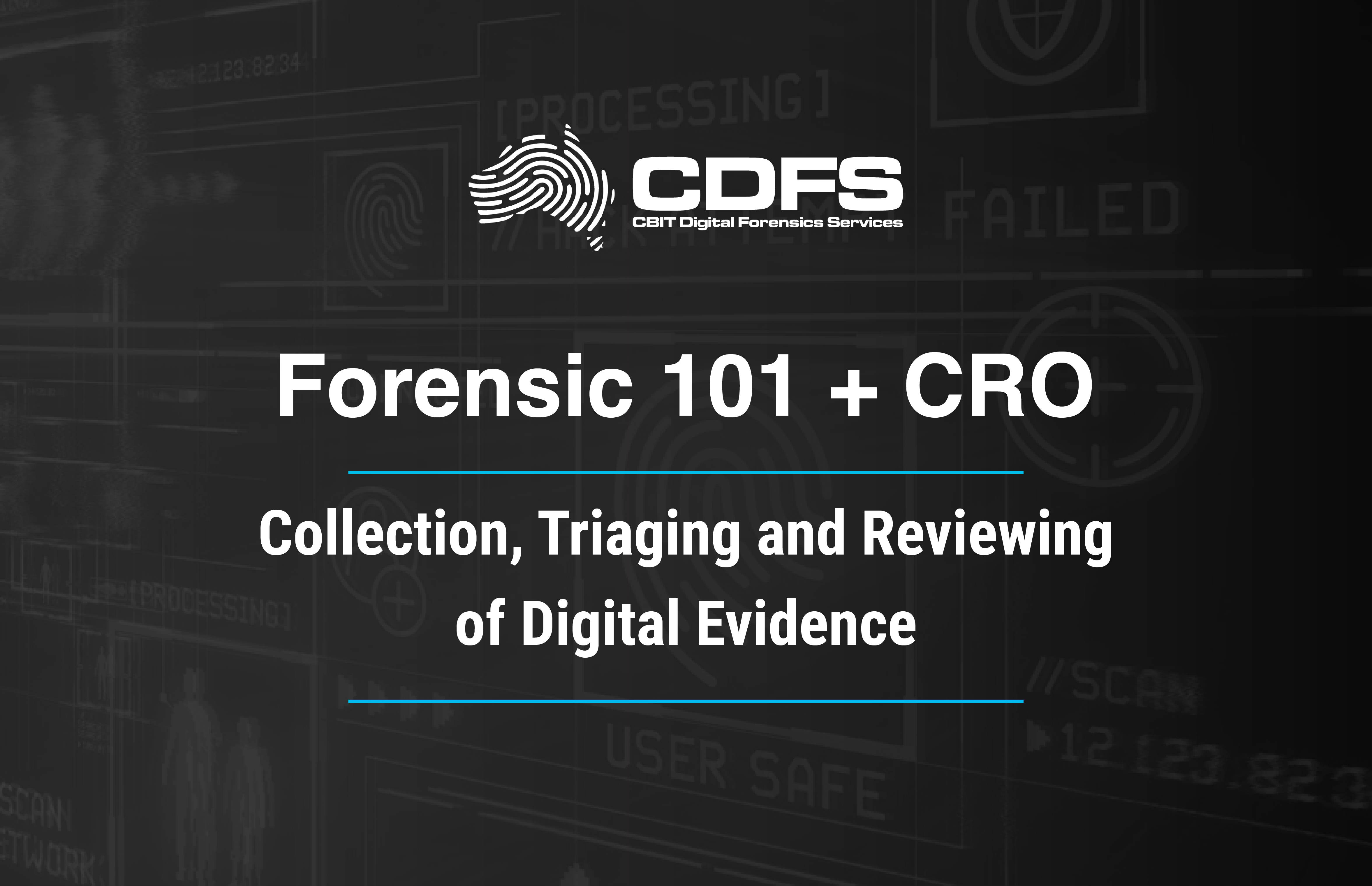 Cd/digital Forensics Example Training - CDFS - Digital Forensic Products, Training & Services