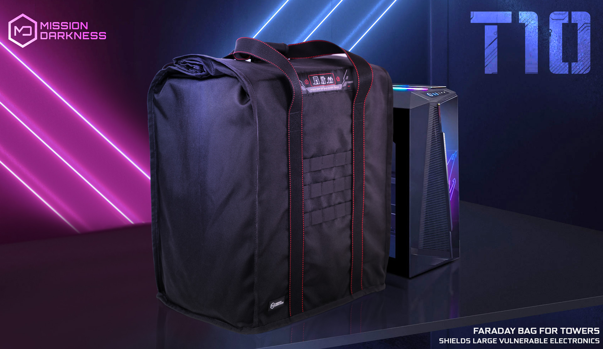 MISSION DARKNESS T10 Faraday Bag for Towers - CDFS - Digital Forensic  Products, Training & Services