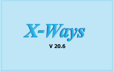 X-Ways Forensics, X-Ways Investigator, WinHex 20.6 released