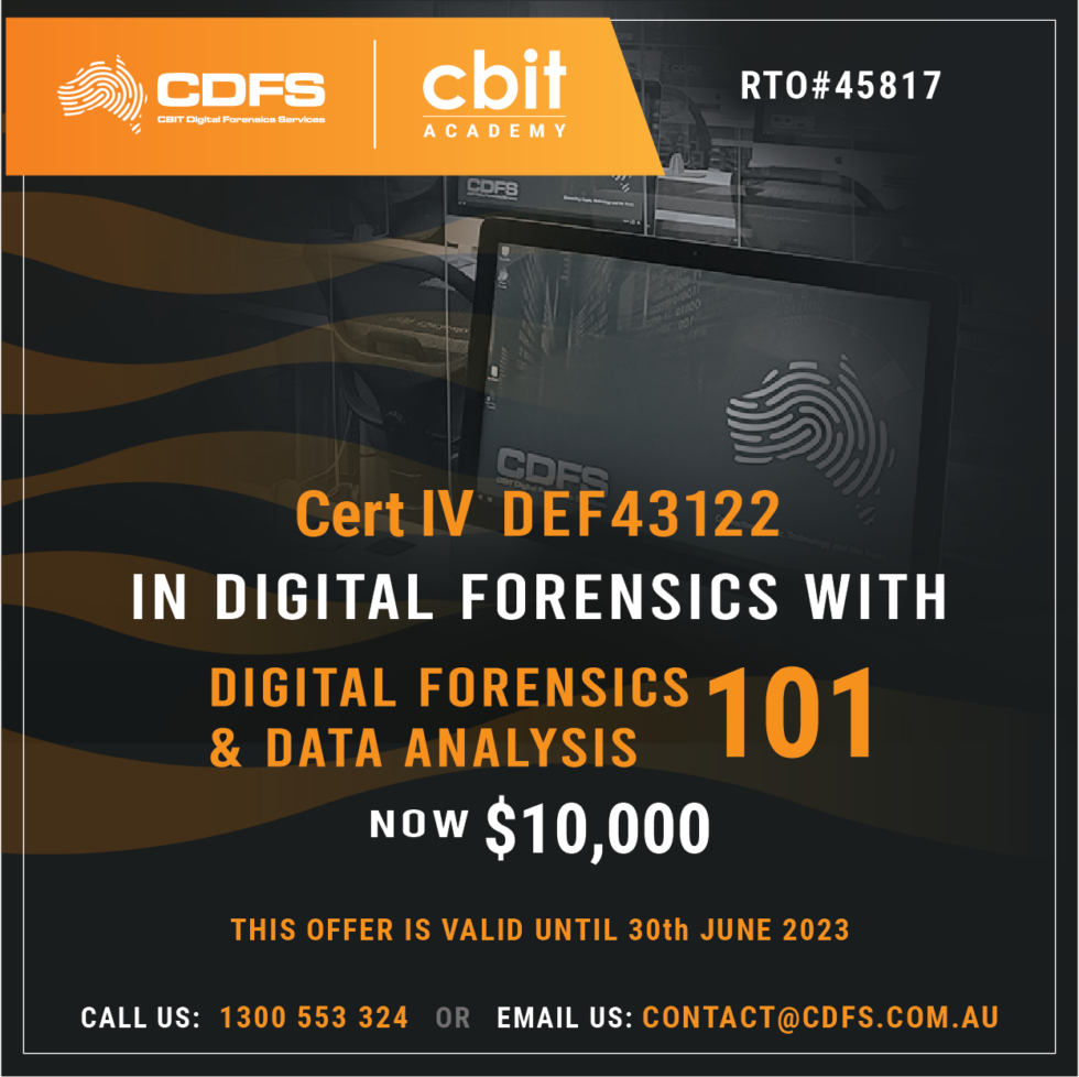 Fast Track Cert IV DEF43122 In Digital Forensics With Digital Forensics ...