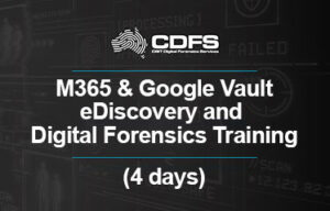 Training - CDFS - Digital Forensic Products, Training & Services