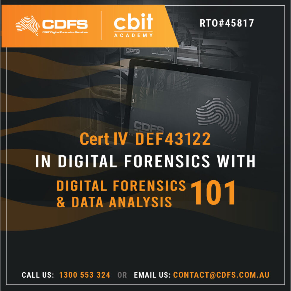 Fast Track Cert IV DEF43122 In Digital Forensics with Digital Forensics ...